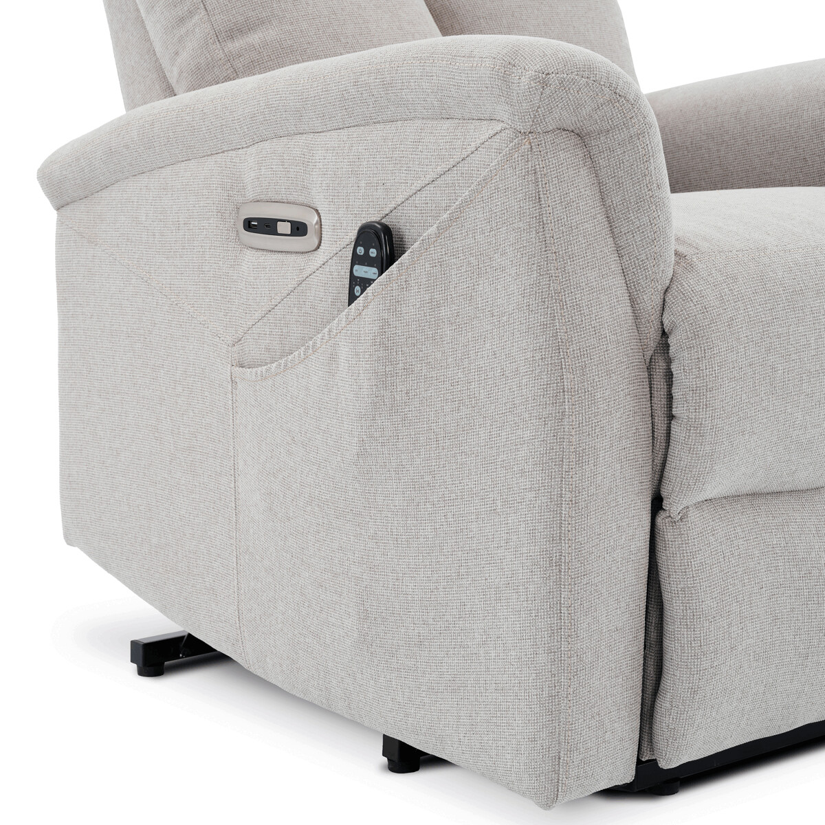 Elektrické polohovacie kreslo látka TV-929 CRM2
