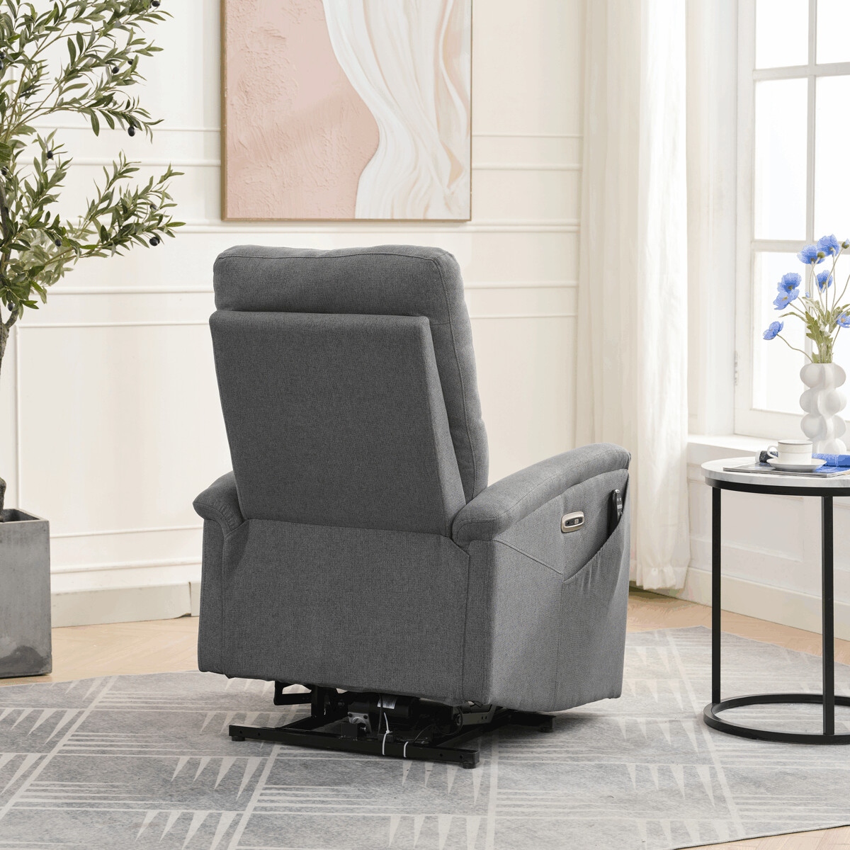 Elektrické polohovacie kreslo látka TV-929 CRM2