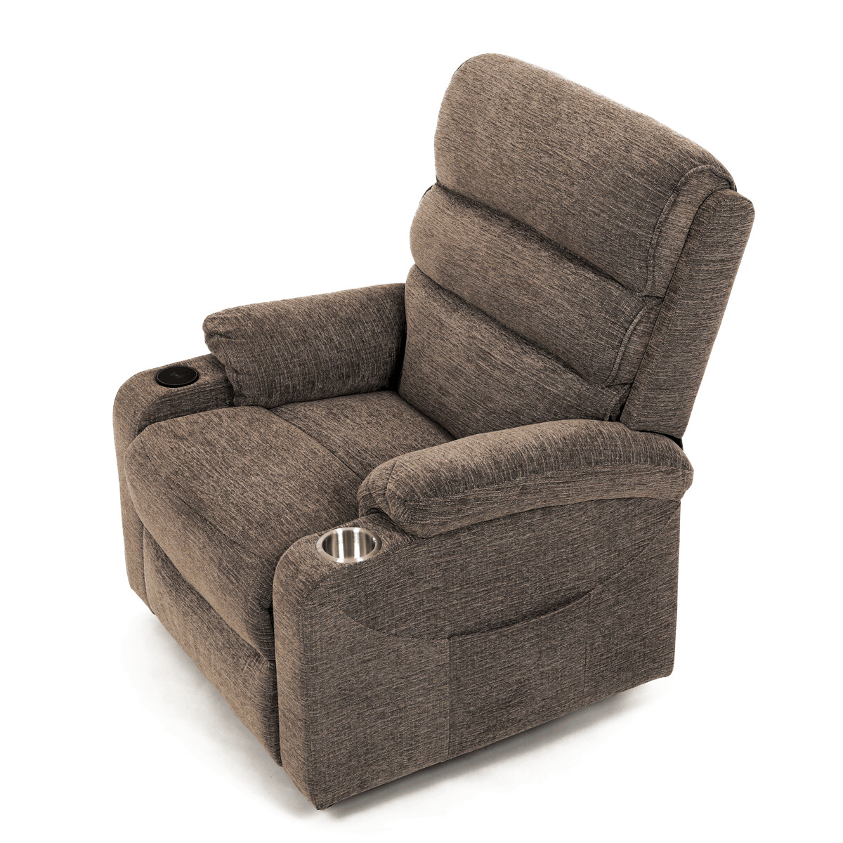 Elektrické polohovacie kreslo látka TV-S8348 GREY2