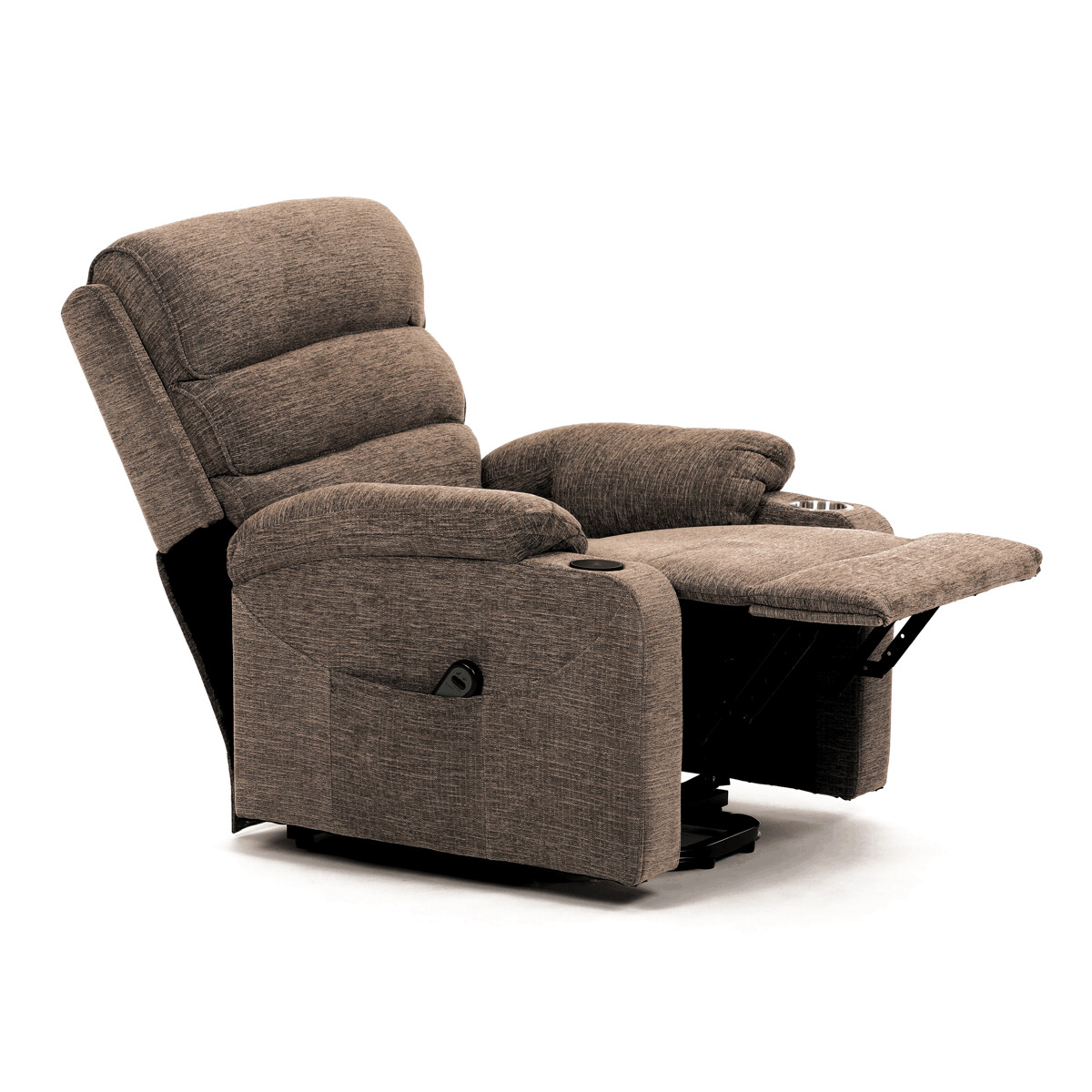 Elektrické polohovacie kreslo látka TV-S8348 GREY2