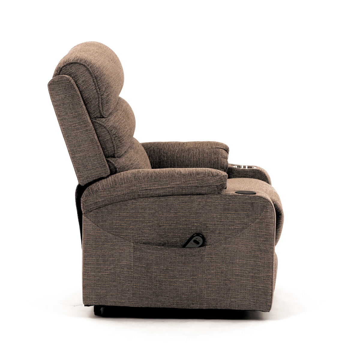 Elektrické polohovacie kreslo látka TV-S8348 GREY2