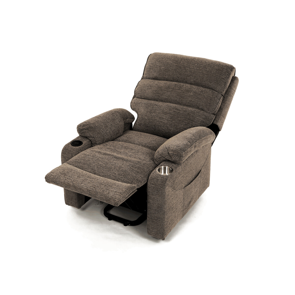 Elektrické polohovacie kreslo látka TV-S8348 GREY2