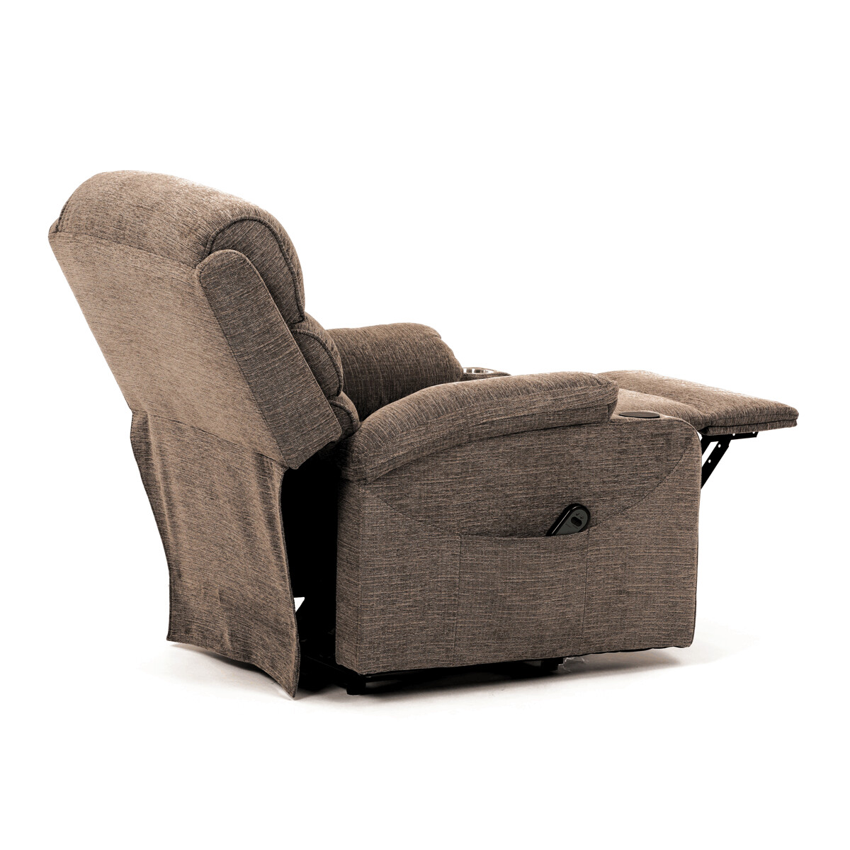 Elektrické polohovacie kreslo látka TV-S8348 GREY2
