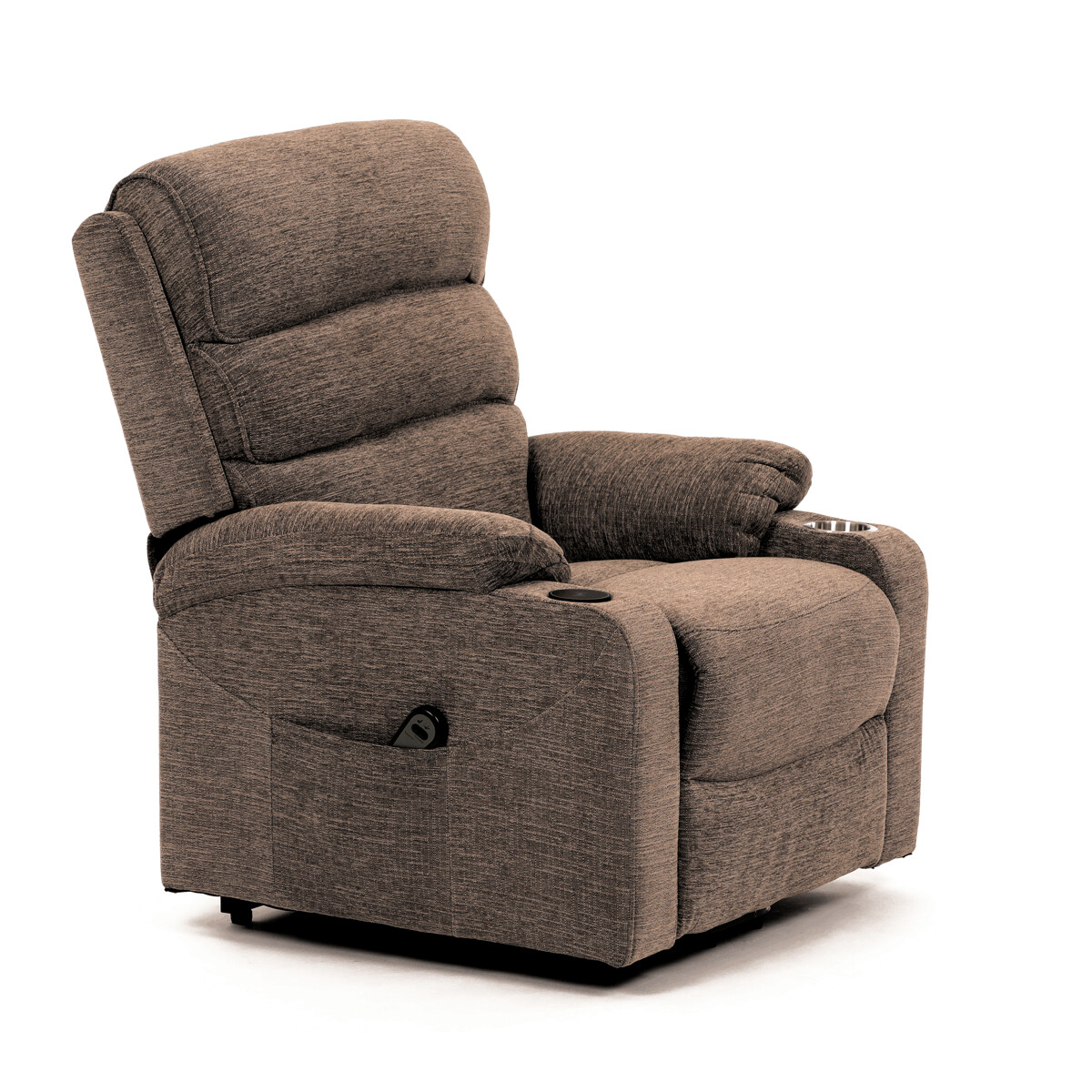 Elektrické polohovacie kreslo látka TV-S8348 GREY2