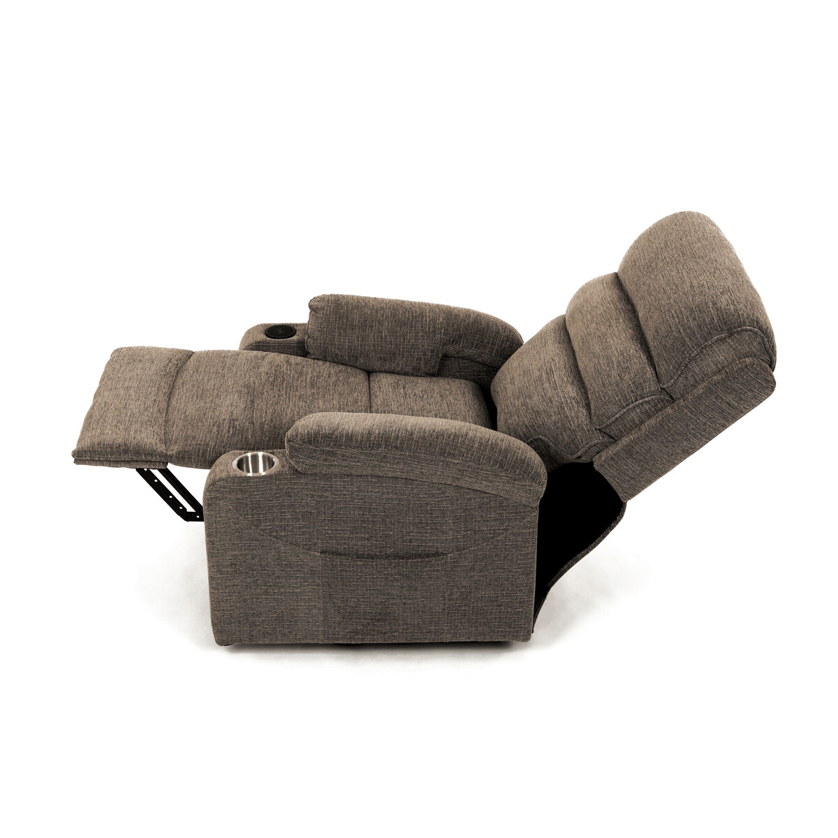 Elektrické polohovacie kreslo látka TV-S8348 GREY2