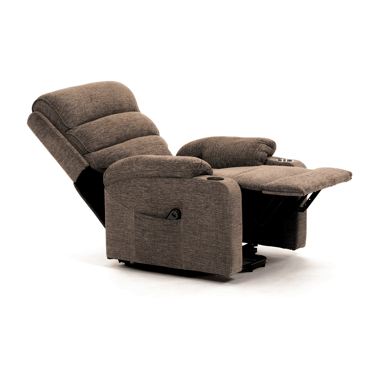 Elektrické polohovacie kreslo látka TV-S8348 GREY2