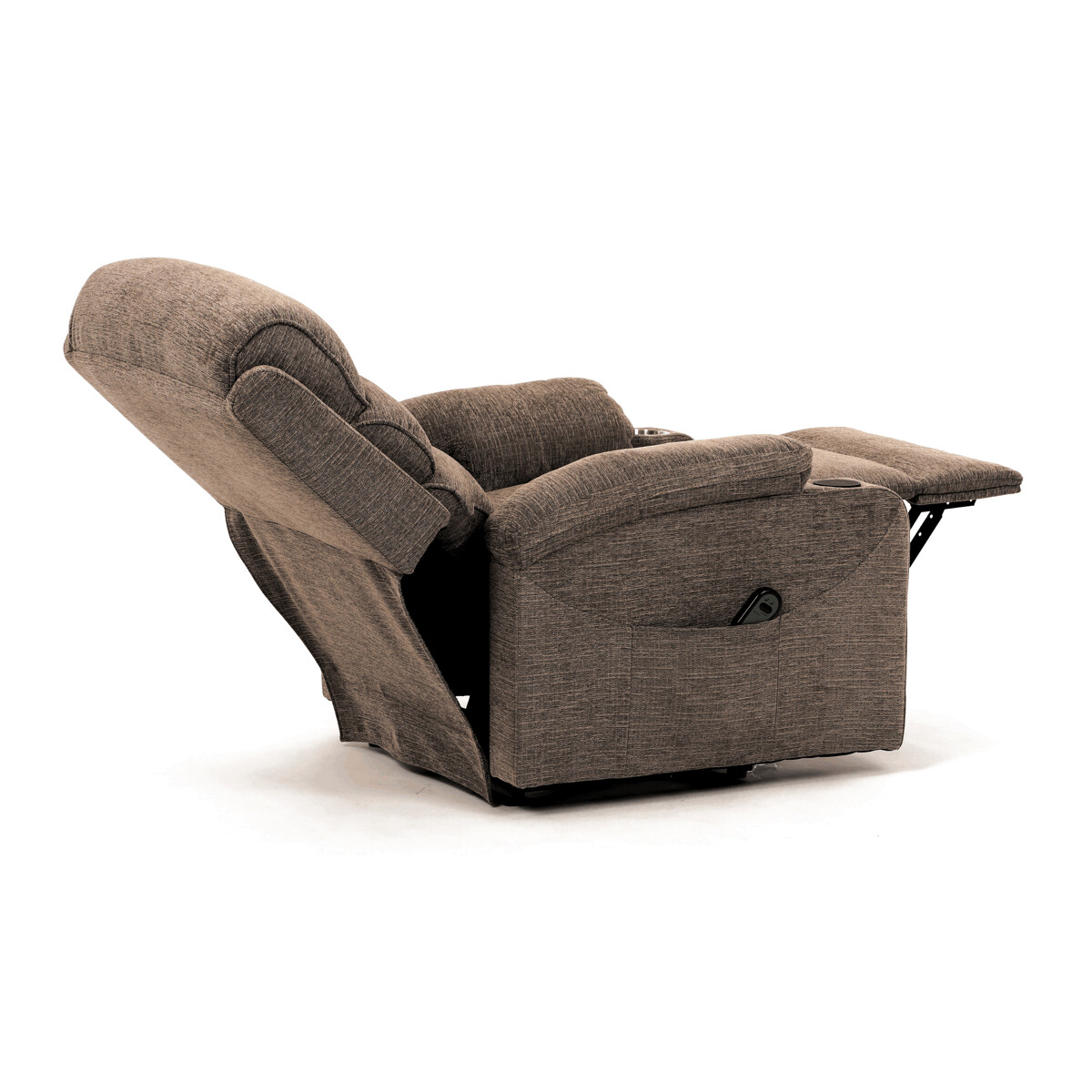 Elektrické polohovacie kreslo látka TV-S8348 GREY2