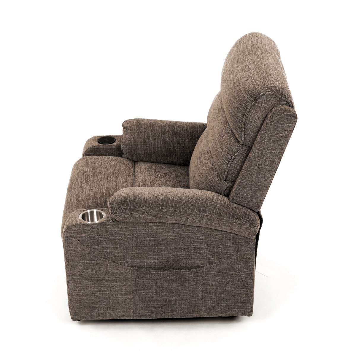 Elektrické polohovacie kreslo látka TV-S8348 GREY2