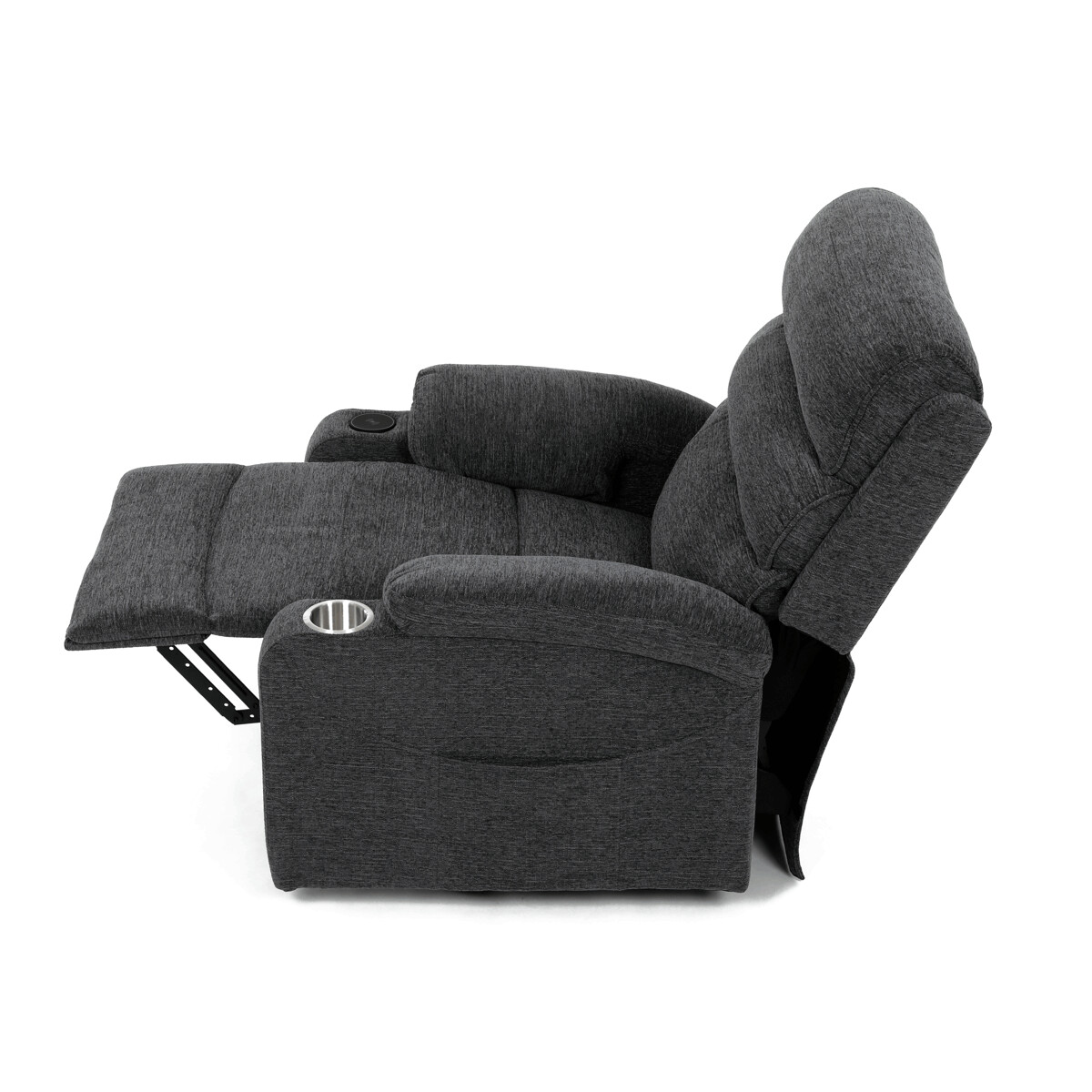 Elektrické polohovacie kreslo látka TV-S8348 GREY2