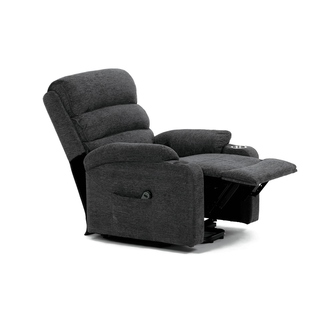 Elektrické polohovacie kreslo látka TV-S8348 GREY2