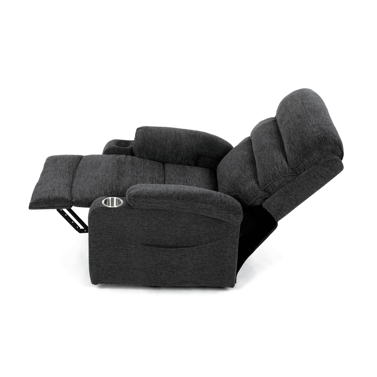 Elektrické polohovacie kreslo látka TV-S8348 GREY2