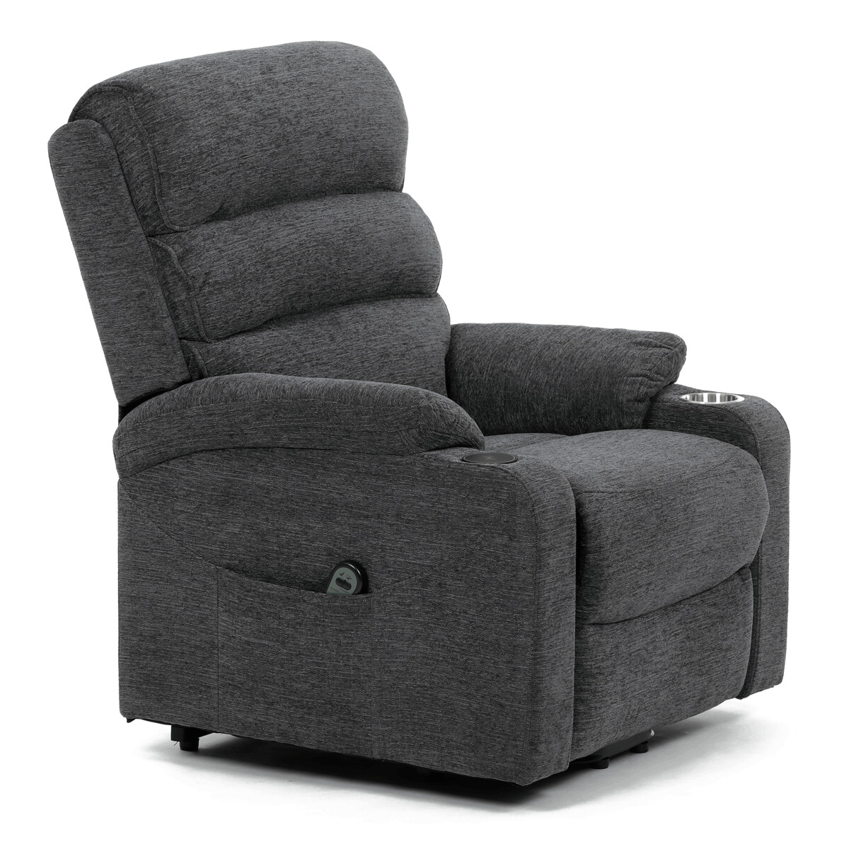 Elektrické polohovacie kreslo látka TV-S8348 GREY2