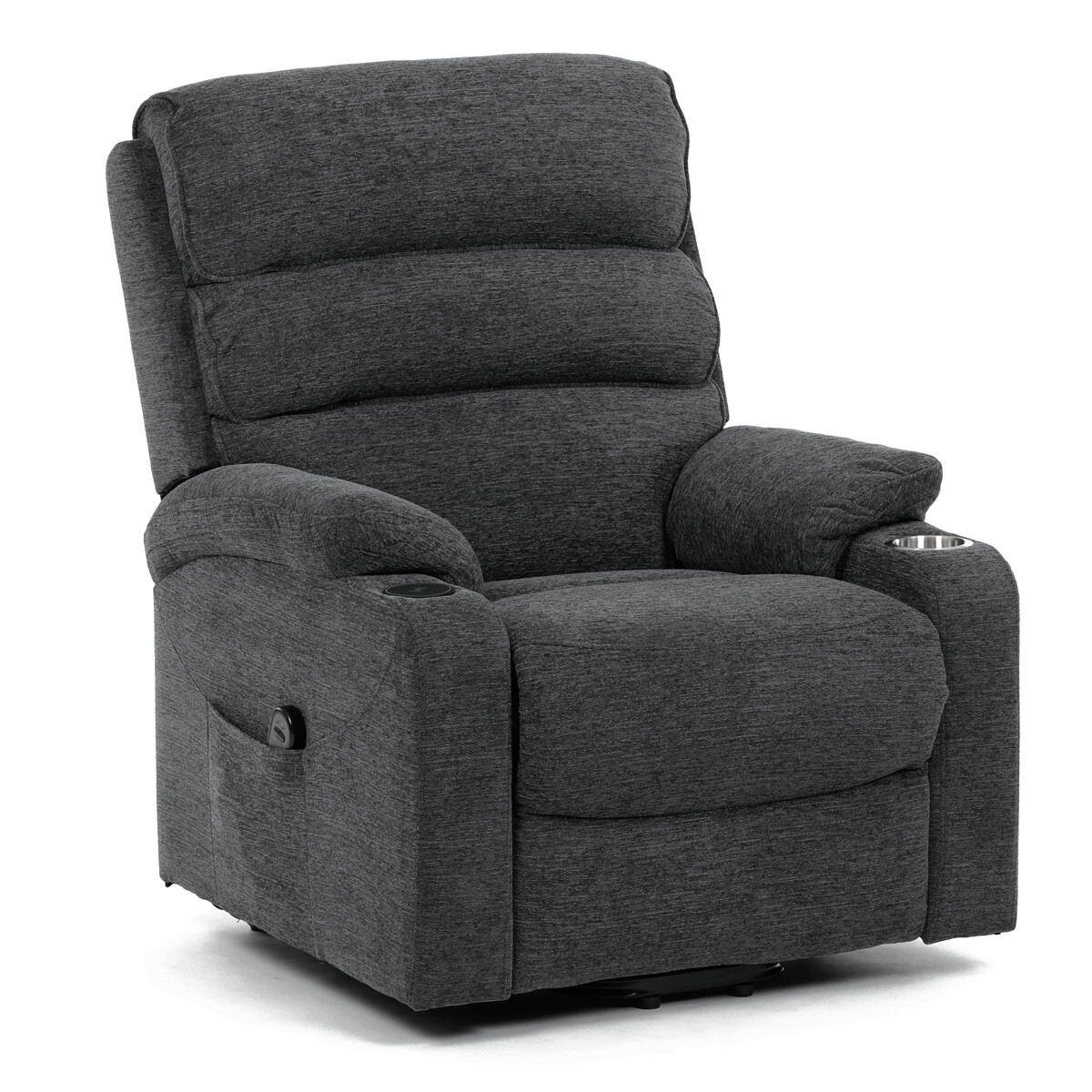 Elektrické polohovacie kreslo látka TV-S8348 GREY2