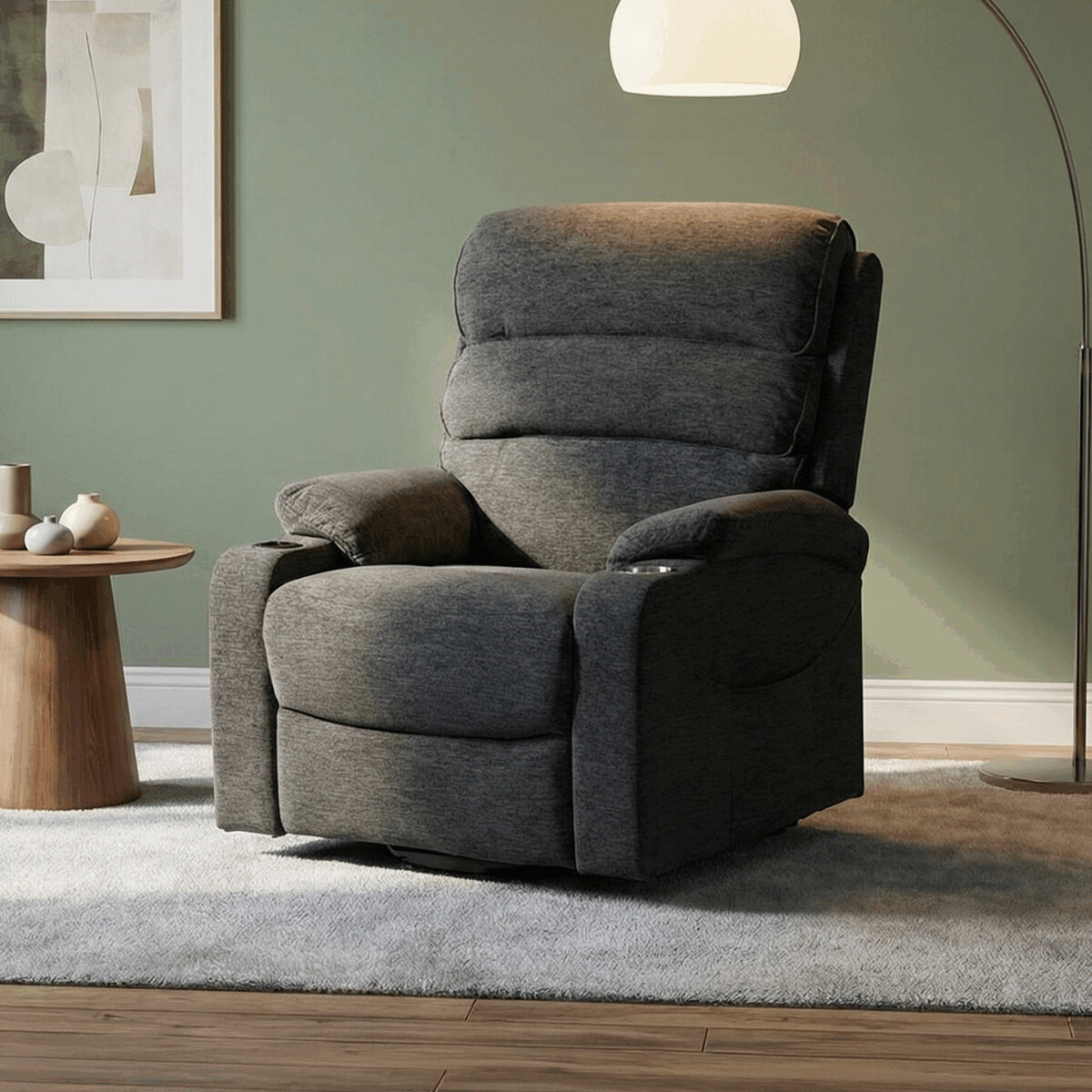 Elektricky polohovateľné kreslo TV-S8348 GREY2