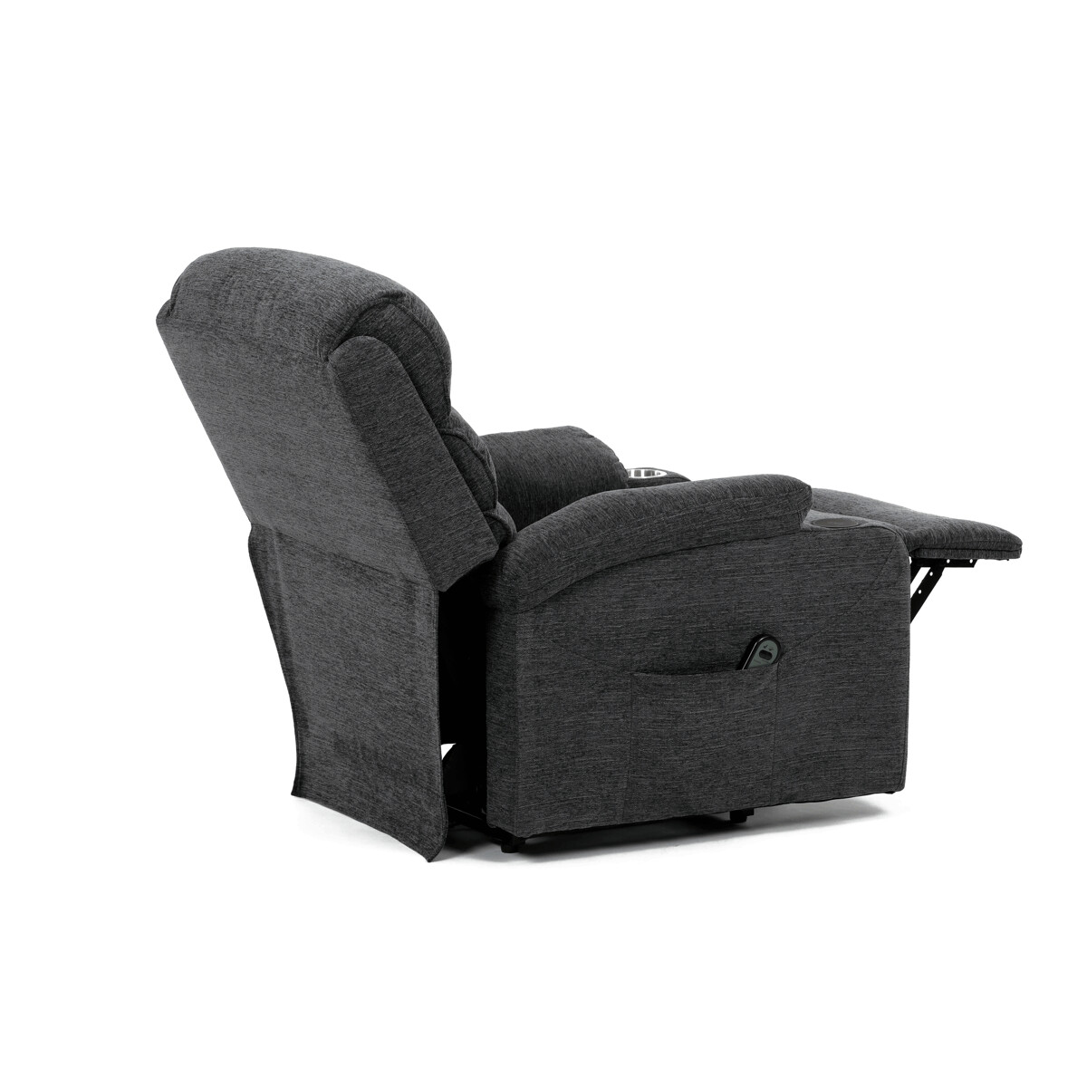Elektrické polohovacie kreslo látka TV-S8348 GREY2