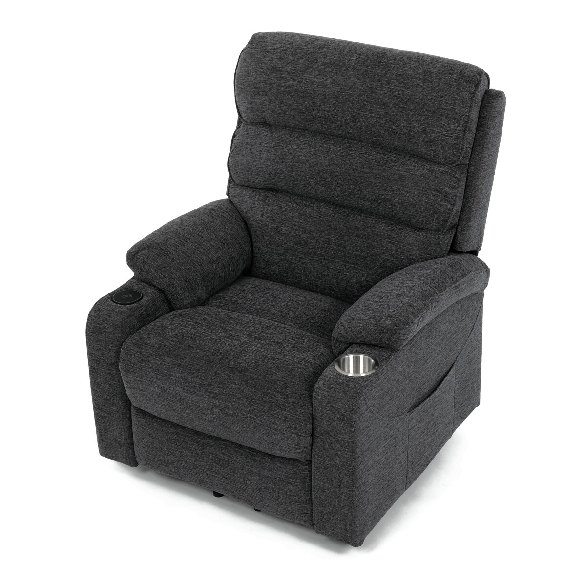 Elektrické polohovacie kreslo látka TV-S8348 GREY2