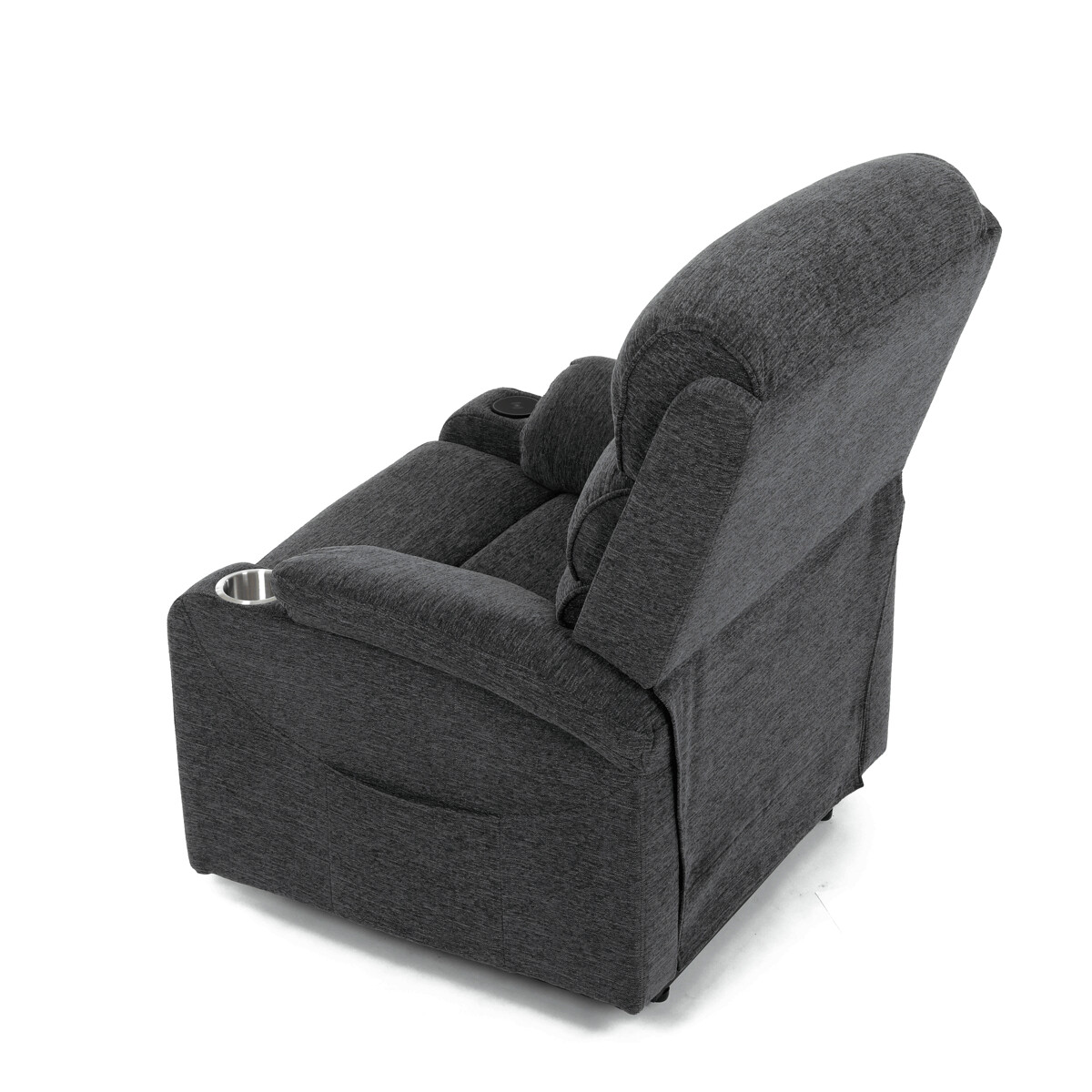 Elektrické polohovacie kreslo látka TV-S8348 GREY2