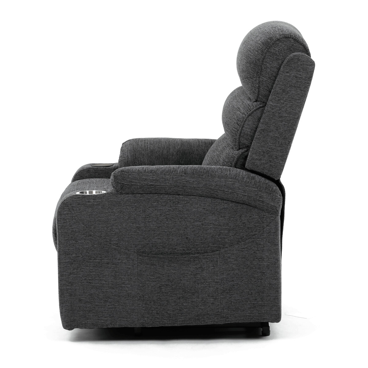 Elektrické polohovacie kreslo látka TV-S8348 GREY2