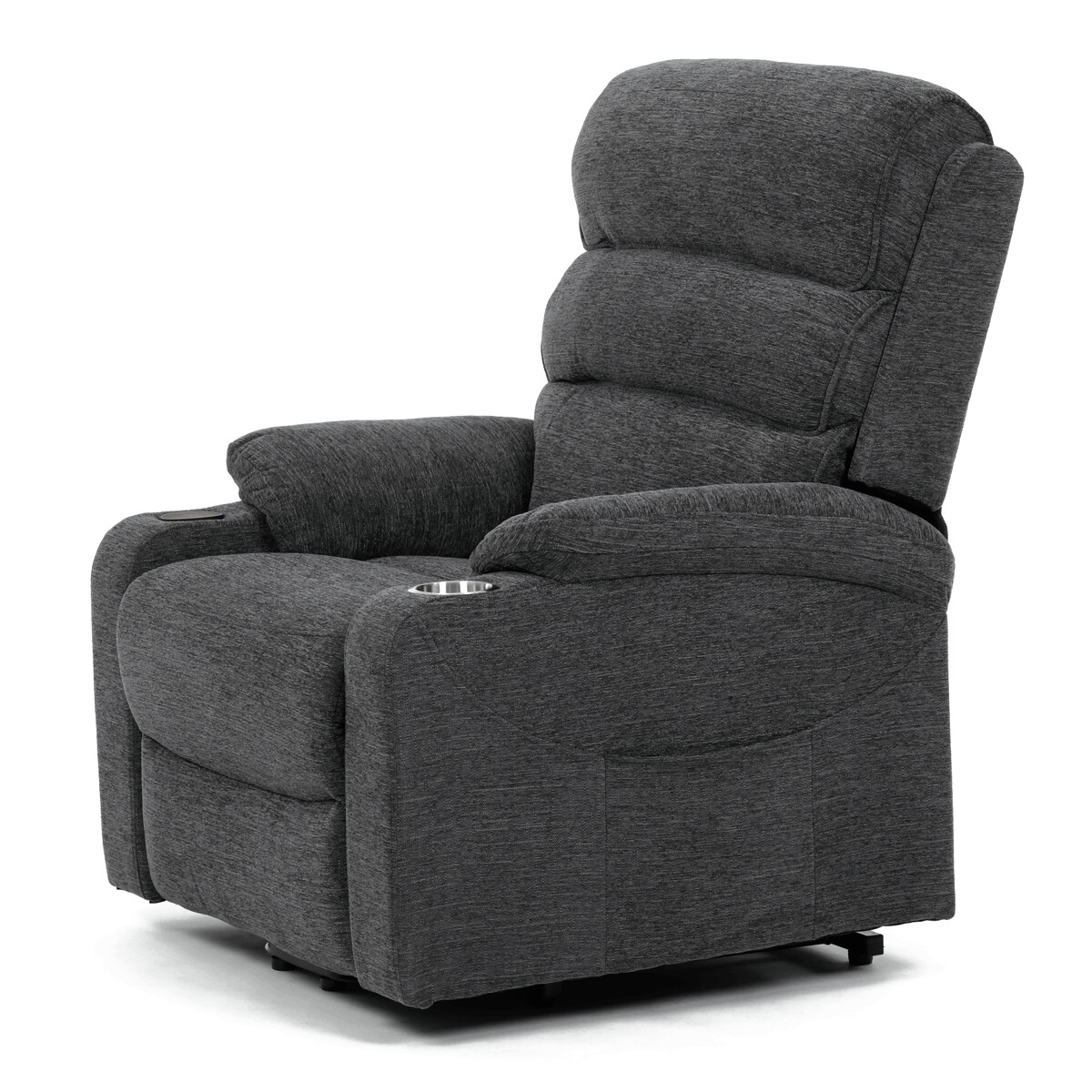 Elektrické polohovacie kreslo látka TV-S8348 GREY2