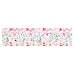 Běhoun - pivoňky v růžových barvách, 40 x 150 cm, 100% polyester.