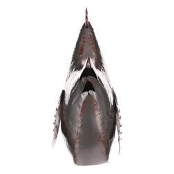 Slepice, kovová dekorace.