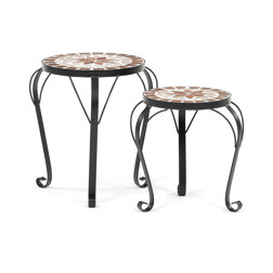 Stojan na kvety 30x30x34cm, keramika, béžová, US1602