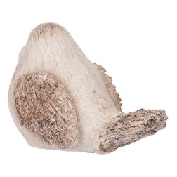 Ptáček, zimní motiv, polyresin.