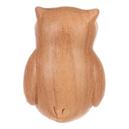 Sova - polyresinová figurka, imitace dřeva