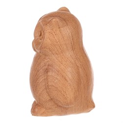 Sova - polyresinová figurka, imitace dřeva