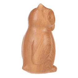 Sova - polyresinová figurka, imitace dřeva